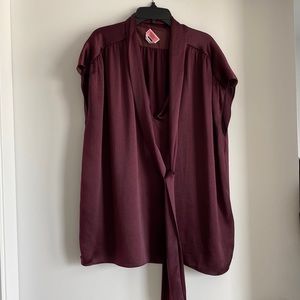 Kate Spade tie front blouse